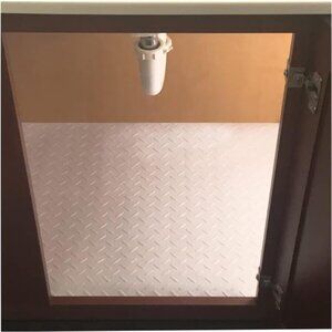 Premium Under The Sink Mat- Large Universal Size, Cut to Fit Cabinets, Shelf